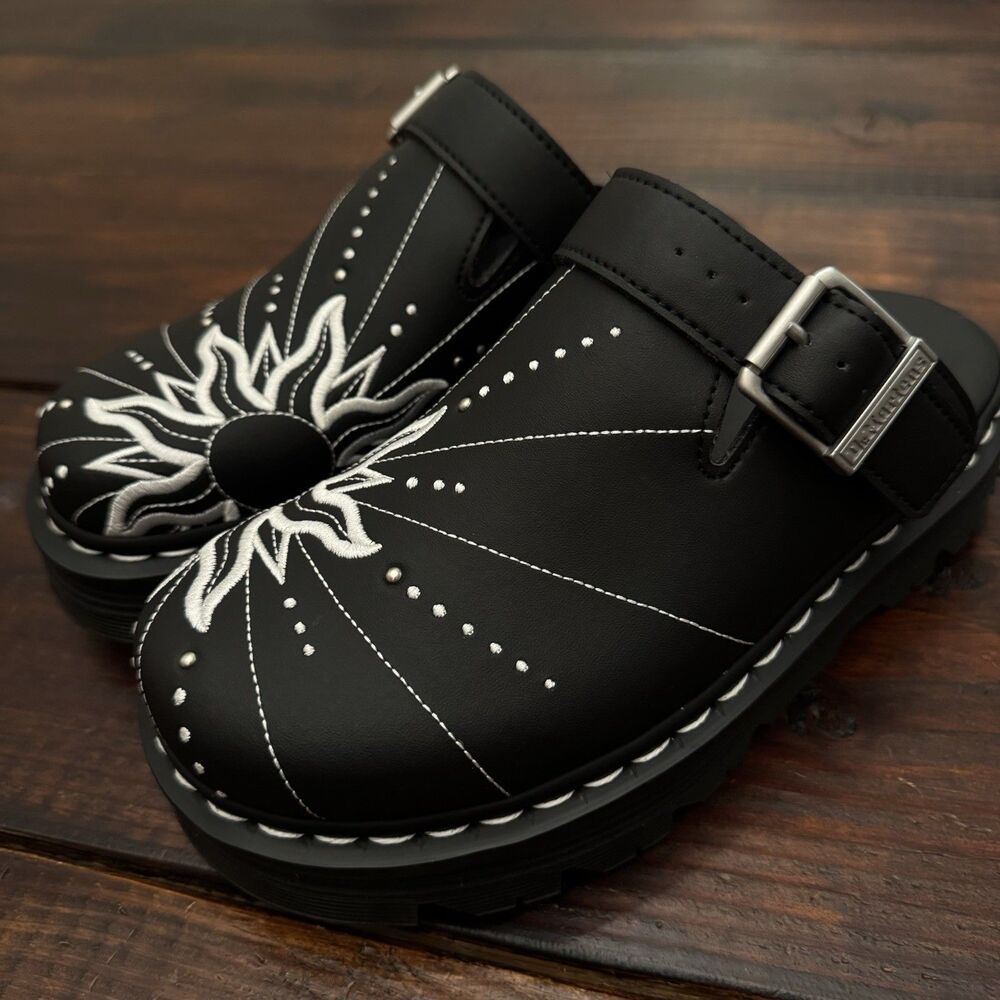 Dr Martens Zebzag Solar Flare Mule Shoes